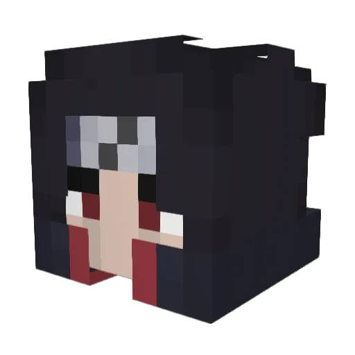 Rodhir Minecraft avatar head, 3D render