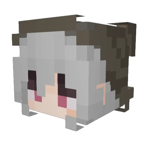 RodiGamerX Minecraft avatar head, 3D render