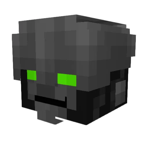 RodiKola Minecraft avatar head, 3D render