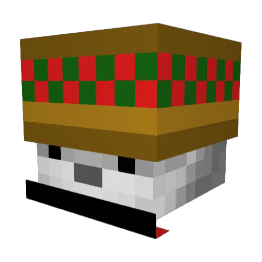RodiTheCat Minecraft avatar head, 3D render