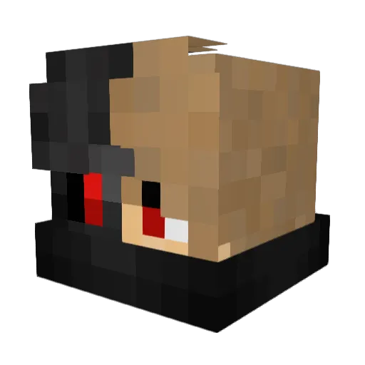 RodithzoNnATM Minecraft avatar head, 3D render