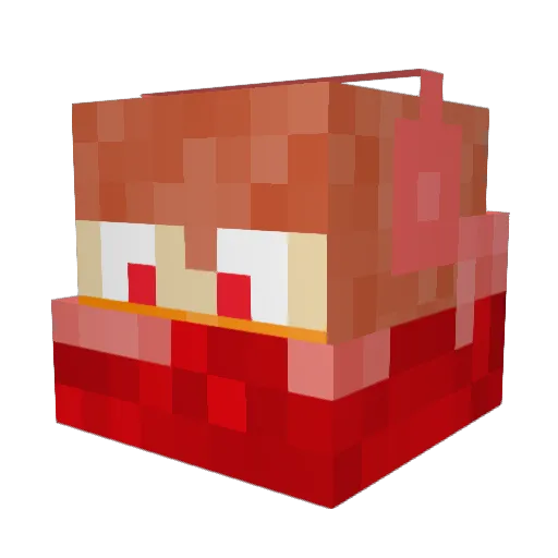 Rodney12345123 Minecraft avatar head, 3D render