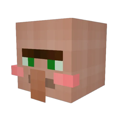 Rodneyaprogamer Minecraft avatar head, 3D render