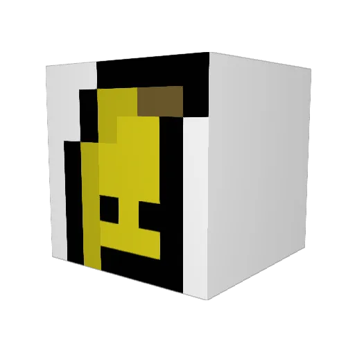 Rodrexster Minecraft avatar head, 3D render