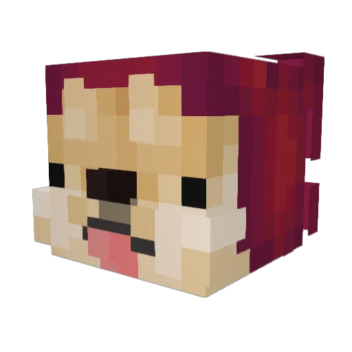 Rodrigo1337 Minecraft avatar head, 3D render