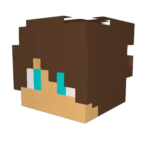 Rodrigo1600 Minecraft avatar head, 3D render