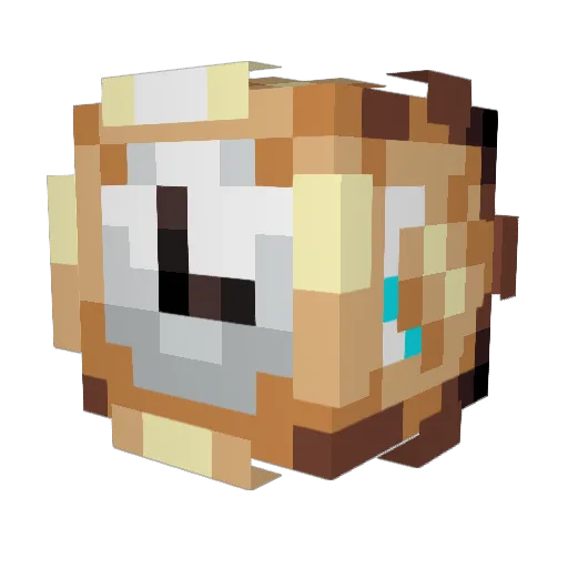 RodrigoDav Minecraft avatar head, 3D render