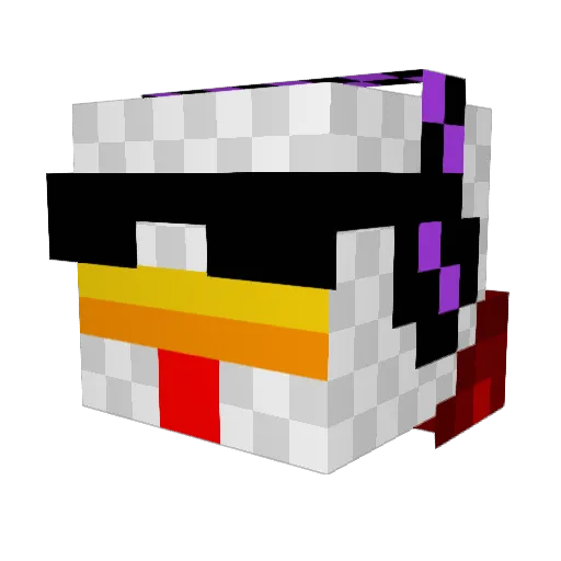 RodrigoPaio2 Minecraft avatar head, 3D render