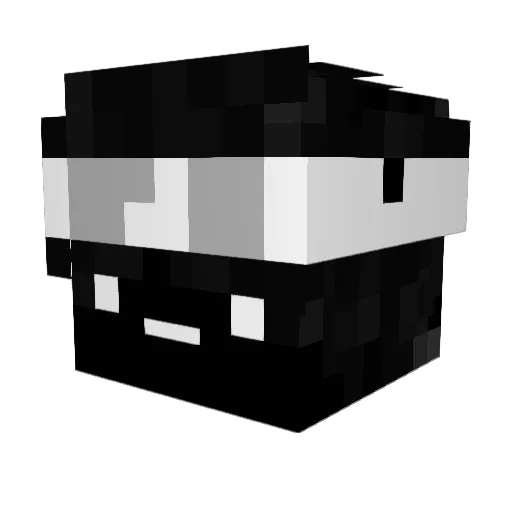 RodrigoZombie Minecraft avatar head, 3D render