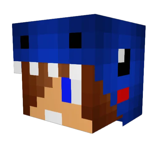 Rodrigue_777 Minecraft avatar head, 3D render