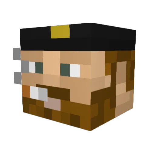 Rodriguez432 Minecraft avatar head, 3D render