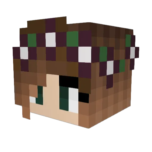 Rodriguezzzz Minecraft avatar head, 3D render