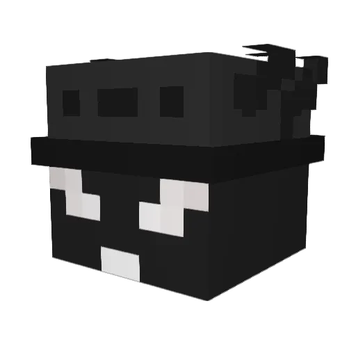 Rodrinn Minecraft avatar head, 3D render