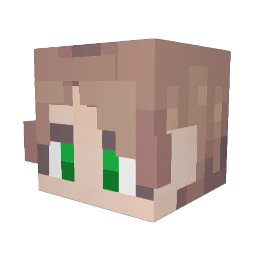 RodrixproGamer Minecraft avatar head, 3D render