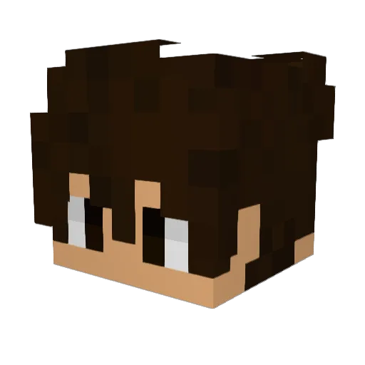 RodryNobre Minecraft avatar head, 3D render