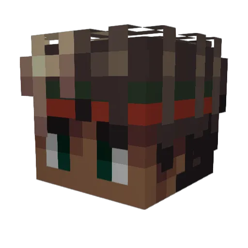 Rody_smr Minecraft avatar head, 3D render