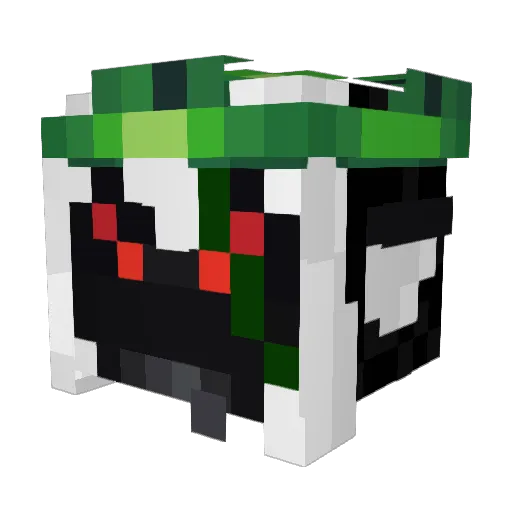 Roelty Minecraft avatar head, 3D render