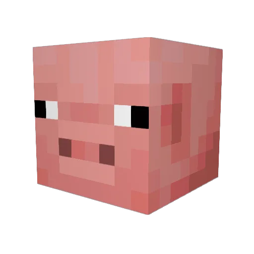 Roffolo Minecraft avatar head, 3D render