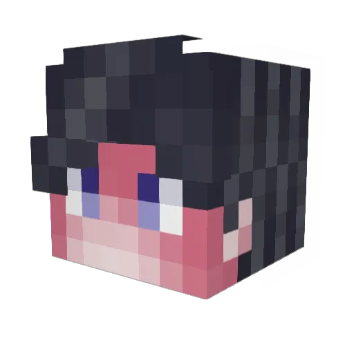 RofluyLegend Minecraft avatar head, 3D render