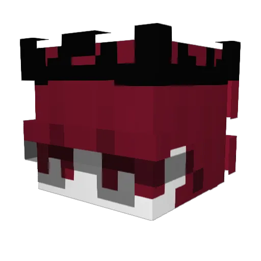 RogerAz Minecraft avatar head, 3D render