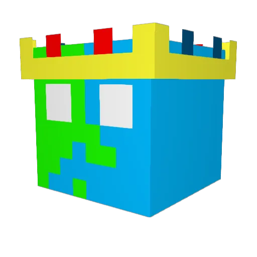RogerDodger3232 Minecraft avatar head, 3D render