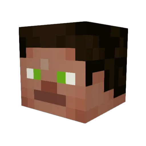 RogerGBR194 Minecraft avatar head, 3D render
