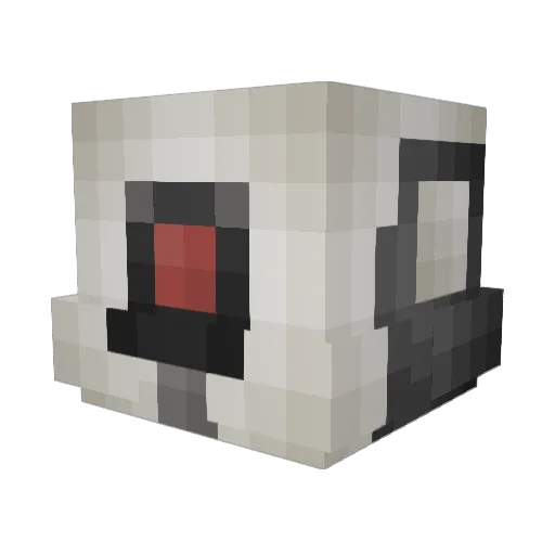 RogeriForLoki Minecraft avatar head, 3D render