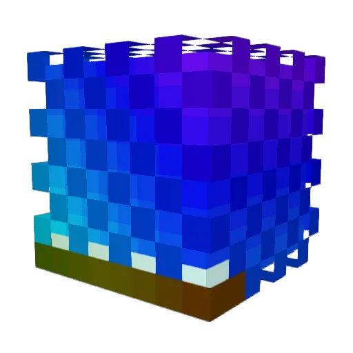 Roggyt Minecraft avatar head, 3D render