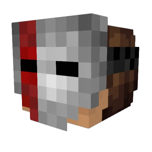 Rogue6708 Minecraft avatar head, 3D render