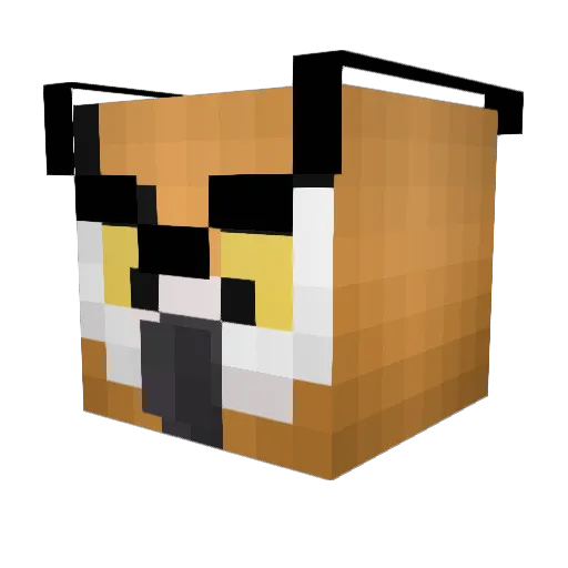 Rogue777_777 Minecraft avatar head, 3D render