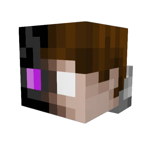 RogueAltYT Minecraft avatar head, 3D render