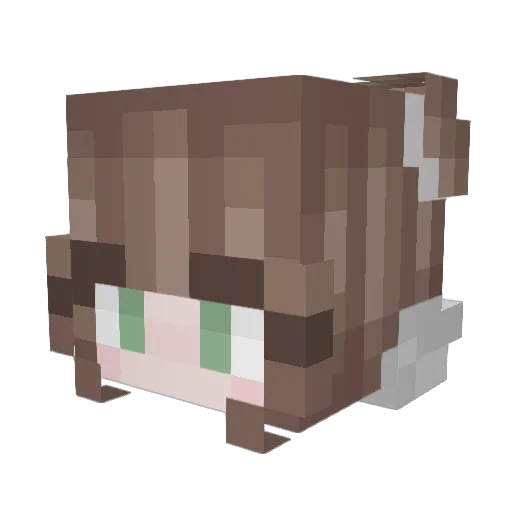 RogueKhan99 Minecraft avatar head, 3D render