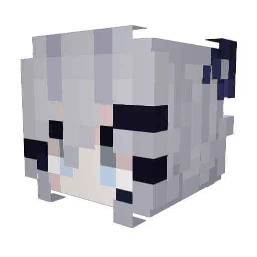 RogueShade Minecraft avatar head, 3D render