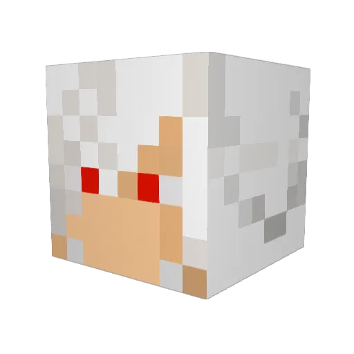 RogueShadow_ Minecraft avatar head, 3D render