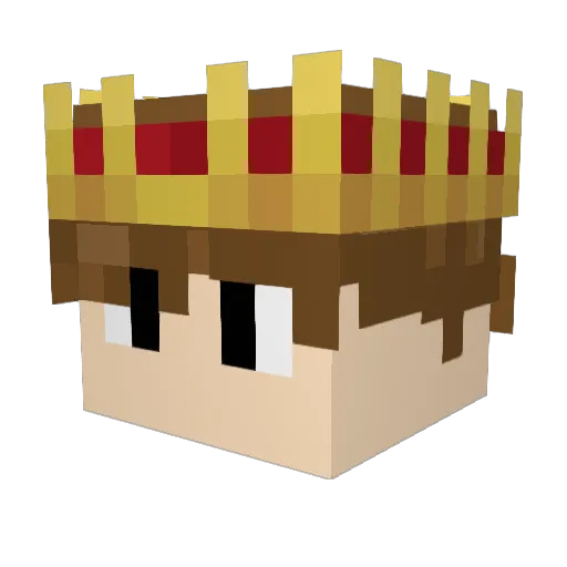 RogueTitannn Minecraft avatar head, 3D render
