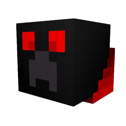 RogueTrader60 Minecraft avatar head, 3D render