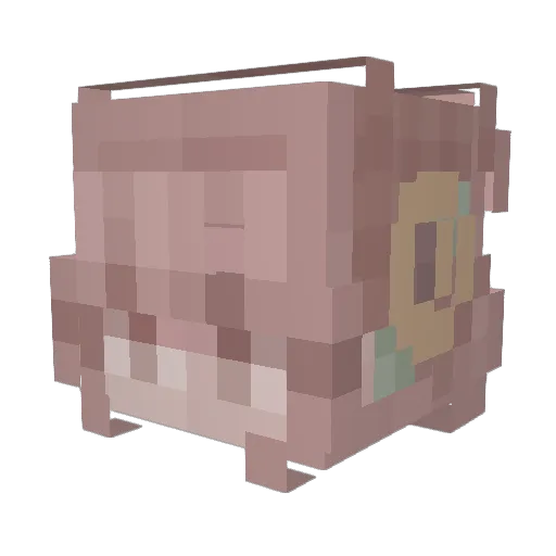 RogueWolfPhoenix Minecraft avatar head, 3D render