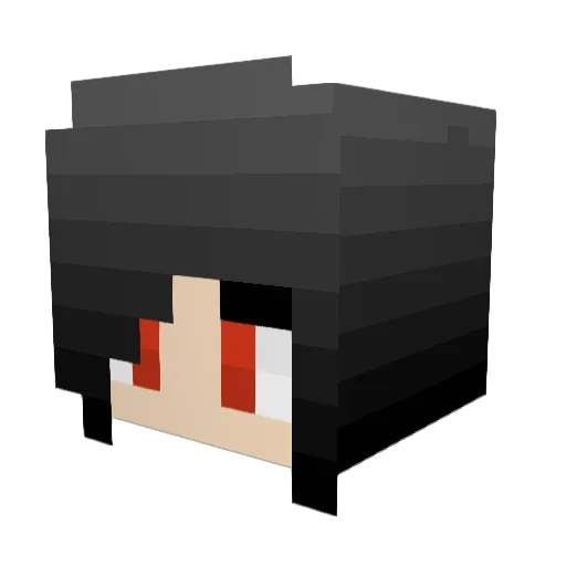 Rogue_21 Minecraft avatar head, 3D render