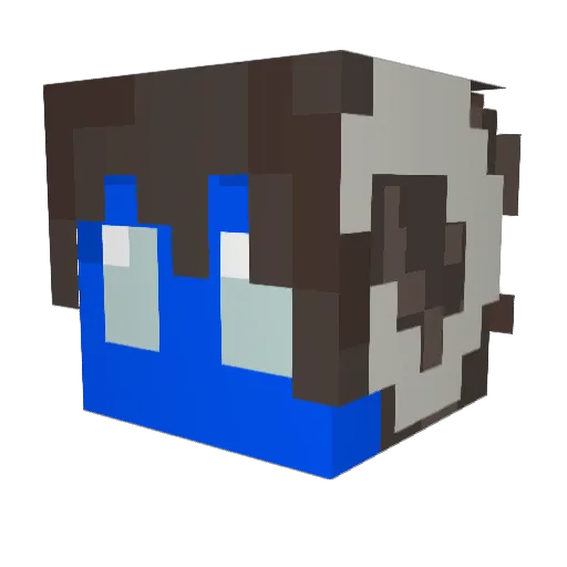 Rogue_Angel_27 Minecraft avatar head, 3D render