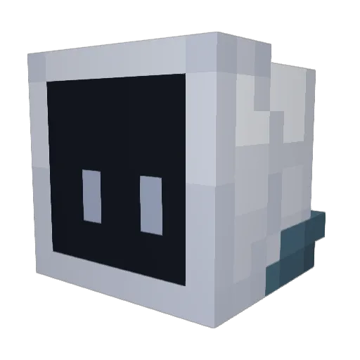 Rogue_Asteroid Minecraft avatar head, 3D render