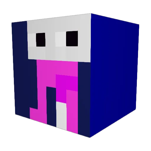 Rogue_Pineapple Minecraft avatar head, 3D render