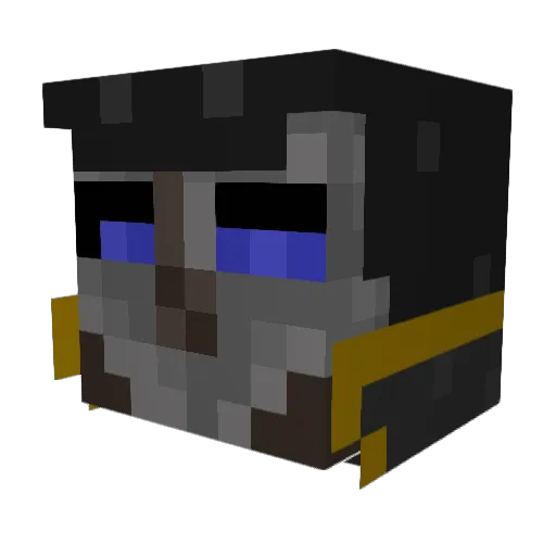 Rogue_dinosaw Minecraft avatar head, 3D render