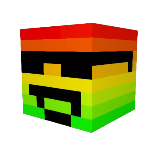 Roguezs Minecraft avatar head, 3D render