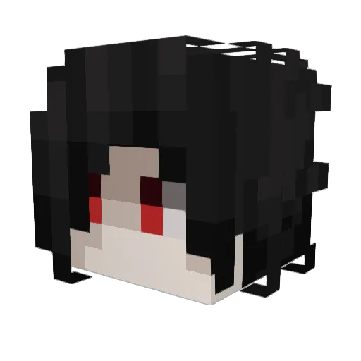 Roguist Minecraft avatar head, 3D render