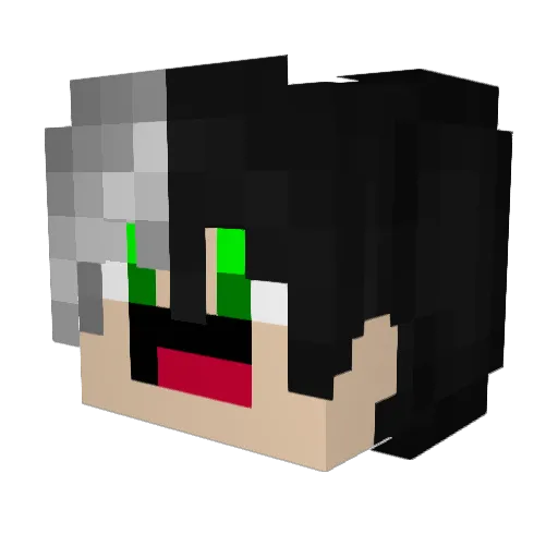 RohanATC Minecraft avatar head, 3D render
