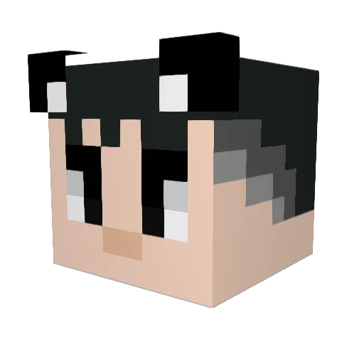 RohanJust Minecraft avatar head, 3D render