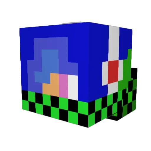 RohenBae Minecraft avatar head, 3D render