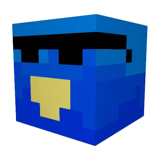 Rohith236 Minecraft avatar head, 3D render