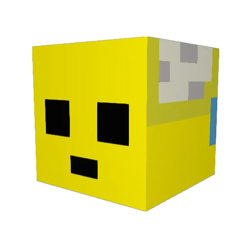 Rohnski316 Minecraft avatar head, 3D render