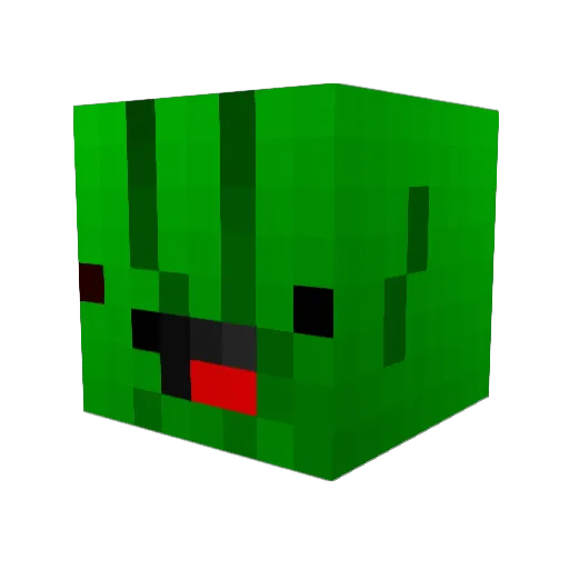 Rohvan Minecraft avatar head, 3D render